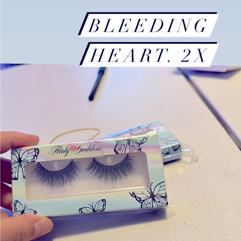 Lash style bleeding heart